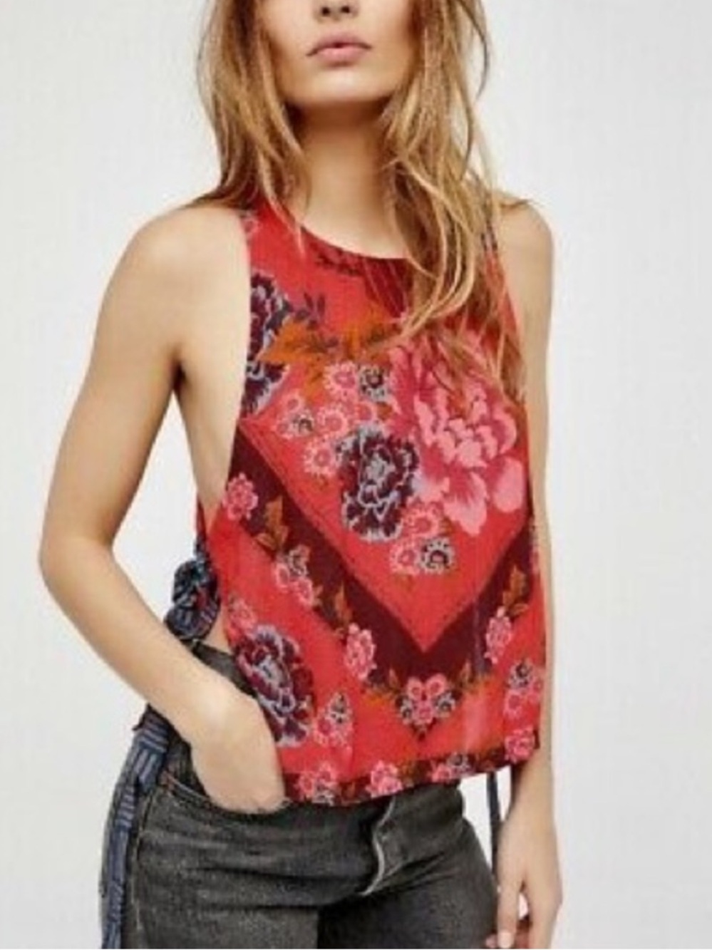 Free people sweet love tank top size Large